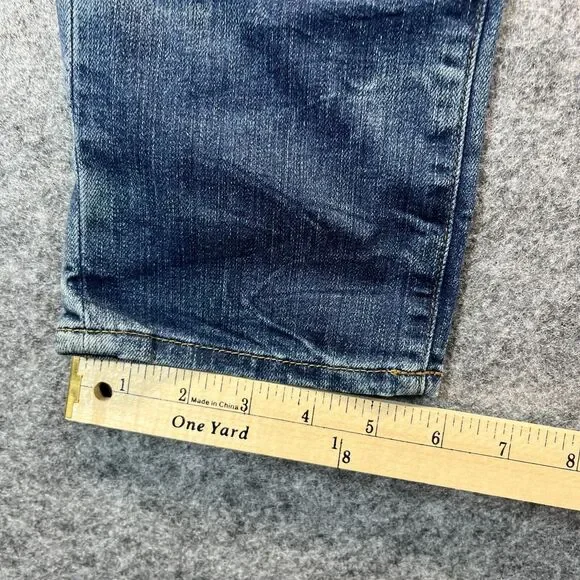 J Brand Jeans Women's‎ 27 Skinny Acid Wash Medium Blue Stretch Denim Low Rise - Picture 8 of 15